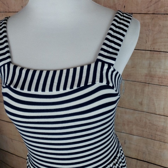 Ann Taylor Loft Striped Stretchy Maxi Dress - Picture 4 of 7